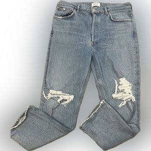 AGOLDE Riley High Rise Straight